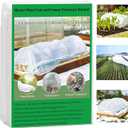 2 x SNZ Plant Covers Freeze Protection, Frost Blanket for Outdoor Plants, Reusable Winter Tree Frost Cloth Plant Freeze Protection for Raised Beds Vegetables Insect Winter Frost, Seed Germination