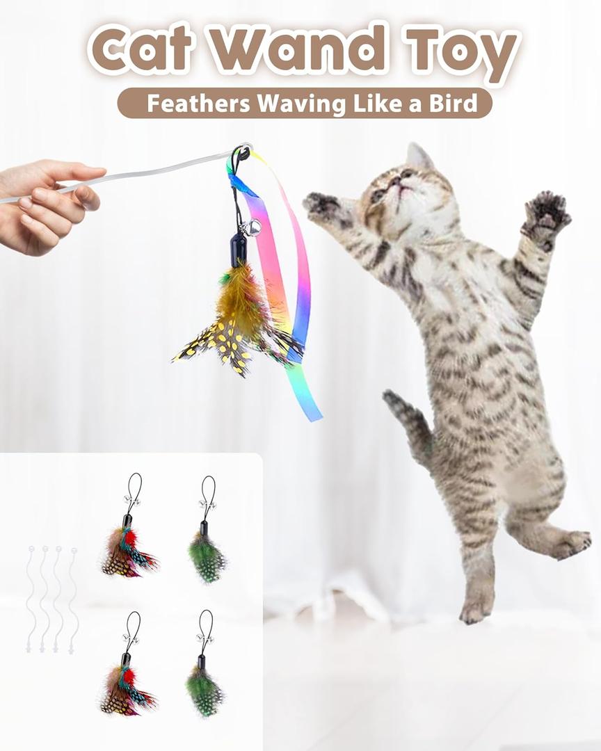 Ben TOPAL Cat Toy P03 Interactive Cat Toys for Indoor Kittys