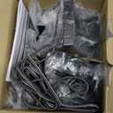 Panasonic Cordless Phone with Answering Machine, Advanced Call Block, Bilingual Caller ID and High-Contrast Display, Expandable System with 2 Handset Cordless Telephones - KX-TGD832M (Metallic Black)