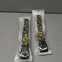 2 x Reflective Dog Collar, Cute Christmas Style Dog Collar for Small Dogs, Soft Nylon Puppy Collar for Boy and Girl Female Dog, Adjustable Heavy-Duty Pet Collars with Quick Release Buckle, Green (S (Neck 10-16", Width 3/4"))