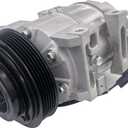 Dearl A/C AC air condition compressor with Clutch L4 2.5L compatible with Nissan 07-12 Altima Sentra 07 08 09 10 11 12 (2007 2008 2009 2010 2011 2012)