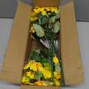 TURNMEON 28Pcs Sunflowers Artificial Flowers for Outdoors Summer Decor, 4 Pack Fake Flowers Silk Faux Sunflower Bouquet Arrangement for Vase Wedding Table Indoor Home Grave Flowers Cemetery Decor