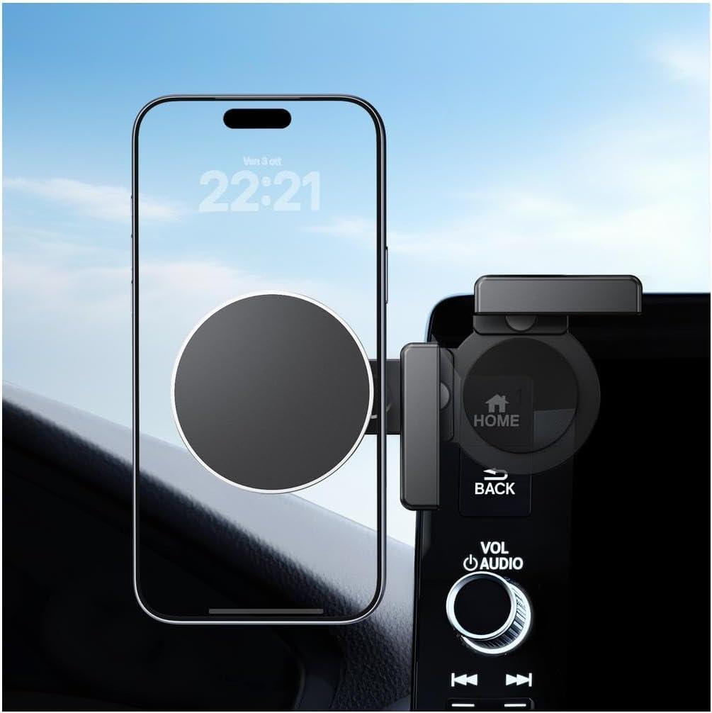 360 Adjustable Magnetic Phone Holder for Honda 2023-2026 HRV 7/9 Inch, Screen-Friendly for MagSafe Magnetic Car Dash Phone Holder