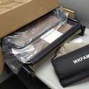 Folding Lounge Chair Outdoor with Insulated Cooler Bag Portable for Outside Patio Chaise Lounge Chair 5-Position with Pillow for Beach Sunbathing Pool Camping Lawn