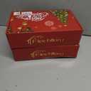 2 x Flechllary 3ft DIY Felt Christmas Tree for Toddlers, Set Plus Snowman Advent Calendar with 33 Removable Ornaments, Wall Hanging Xmas Gift for Kids with String Lights (Batteries Not Included)