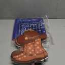 Mooliwe 16 Pcs Western Cowboy Cowgirl Boots Gift Paper Bags with Paisley Bandanas Western Themed Favors Western Kraft Paper Bags Bachelor Party Last Rodeo Party Supplies (Brown)