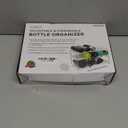 3-Shelf Water Bottle Organizer for Cabinet, Adjustable Tumbler Storage for Kitchen Organization,Drink and Water Bottle Storage for Pantry,Expandable Kitchen Organization Water Bottle Holder (White)