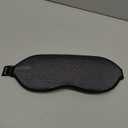 MZOO Luxury Sleep Mask for Back, Side Sleeper, Complete Light Blocking Sleeping Eye Mask Night Blindfold, 3D Zero Pressure & Spacious for Lash Extensions, Breathable Soft Eye Cover Flight Nap Travel (M-gray (Black Edge))