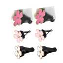 6PCS Daisy Flower Air Vent Clip Conditioning Outlet Clip Car Interior Decor Accessories for Women(B 1 Set)