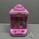 Marlrin Claw Machine for Kids, Mini Vending Machine Girls Unicorn Toys, Candy Grabber Prize Dispenser with Sound & 20 Mini Plush Toys, Electronic Arcade Game Indoor Toy for Home Party Birthday Gifts