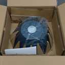 ELYONA Hammered Pendant Light for Kitchen Island, 10.2 Metal Solid Wood Bar Hanging Lamp, Adjustable Height Industrial Pendant Lighting for Dining Room, Bedroom, Bar, Office, Modern Blue (Medium)