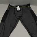 ARSUXEO Men's 3/4 Running Compression Tights Capri Pants K75 M