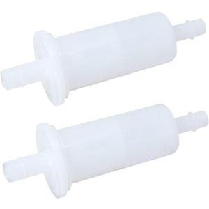 2 PCS 398319 3/8 Inch Inline Fuel Filter for Johnson Evinrude OMC for Mercury and for Yamaha Engines 10mm 802128A1 GP1-U775C-10-00 18-7831