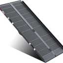 WHALEMOTOR Black Portable Wheelchair Ramp, 6FT No-sew Non-Slip Aluminum Wheelchair Ramp, Folding Portable Wheelchair Ramps for Home, Weight Capacity Up to 800LBS, Loading Dock Plates
