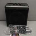 Karaoke Machine with 2 Wireless Rechargeable Microphones: Portable Bluetooth Speaker for Adults & Kids - PA System with Lights Supports TWS/TF Card/USB/AUX for Home Party