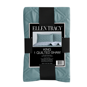 ELLEN TRACY King Quilt Green 104 X 90 In (264 X 228 cm)