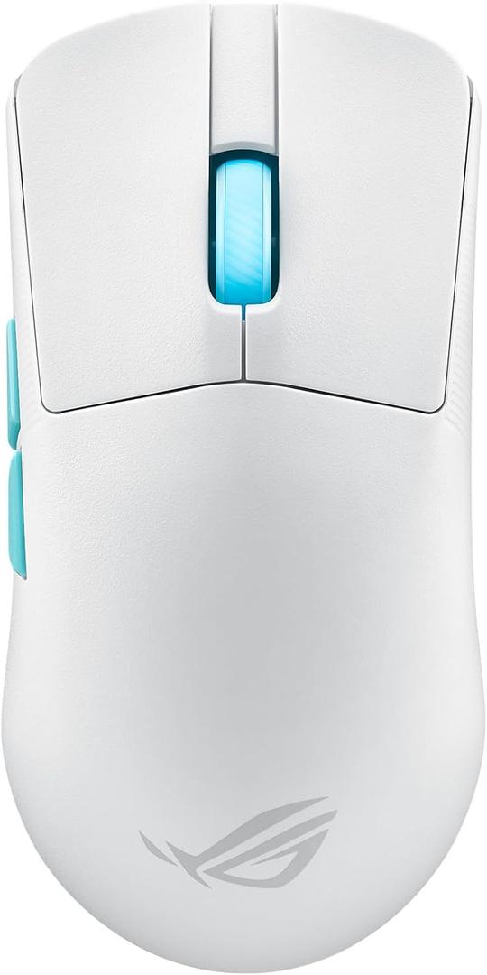 ASUS ROG Harpe Ace Aim Lab Wireless Esports Gaming Mouse  Aim Lab Settings Optimizer, Pro-Tested, Right-Handed, 54g Lightweight, Tri-Mode Connectivity, 36K DPI, 90Hr Battery, PC/Mac Support - White