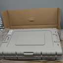 Collapsible Dog Crate for Dogs - 28" L Heavy Duty Dog Kennel No Tools Required with 4 Sides Steel Foldable Cage for Dogs Indoor Furniture, Portable Carrier with 2 Smooth Wheels, Beige (27.95 x 18.9 x 21.65 in)