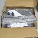 TV Tray Table Heavy Metal Base with Wheel Swivel/Adjustable Height Couch Table, Sofa Arm End Side Table for Living Room and Bedroom, Bed or Small Spaces (11.8*15.7 in, Brown)