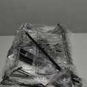 SWTYMIKI Over The Door Shoe Organizer - Adjustable 6 Tier Hanging Shoe Rack Organizer, Metal Heavy Duty Behind Door Storage or Wall Mount Shoes Shelf for Flats, Heels, Sneakers, Boots (Black)