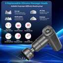 RM70 Massage Gun Deep Tissue with Heat and Cold Head, Handheld Muscle Massager Therapy with Carry Case, Percussion Body Masajeador for Men Women Athletes Back Upgrade, Active Thermacool