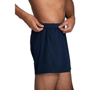 Fruit of the Loom Men's Tag Free Knit Boxer Shorts, Relaxed Fit, Moisture Wicking, Assorted Color Multipacks (XX-Large)