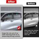 Canvcle Window Visors Rain Guards for Honda HR-V 2023-2025 2026 HRV Accessories, Outside-Mount Tape-On Side Window Wind Deflectors Vent Visors Shades Rainproof 4PCS
