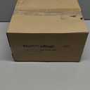 Pleated Lamp Shade, 6" Top x 13" Bottom x 7.2" High, White Empire Lamp Shade for Table Lamp Bedside Lamp, Modern Fabric Mushroom Lampshade Replacement for Wall Sconce, Spider, Clip on Adapter Included