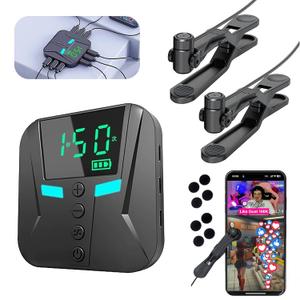 STRONGBERRY Auto Clicker with 2pcs Click Heads for iPhone iPad, Phone Screen Tapper for Android IOS, Simulated Finger Continuous Clicking, Adjustable Phone Clicker for Gaming, Live Broadcasts Likes, Lightning Deal, Reward Tasks, Adjustable with 50 Clicks per Second, Ultra-Slow Mode