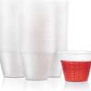 Epic Medical Supply Graduated 1 oz. Plastic Medicine Cups, Detailed Liquid Measurements for Medications, Clear Containers, Disposable or Reusable, Supports Adults and Children (1 oz, 100, Count)