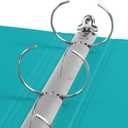 Oxford Cardinal 3 Ring Binders, Binders for School and Office, Durable 1.5 Inch, Round Rings, Holds 350 Sheets, ClearVue Presentation View, Non-Stick, Assorted Bright Colors, 4 Pack (79553)