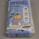Mosamart Disposable Dog Diapers Count Absorbent Soft Puppy Doggie Diapers for Female Dogs with Stretchy Waist Puppy Diaper in Heat Period Excitable Urination (Small 30PCS)