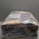 Area Rugs 8'x10' Washable Non-Slip, Floral Vintage Distress Print Pattern Medallion Carpet for Living Room Bedroom Dining Room, Beige Navy Blue Orange Colorful