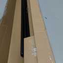 Amazon Basics Adjustable Easy to Install Blackout Curtain Rod for Bedroom and Living Room, 88" to 120", Black