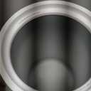 Pure Enrichment PureBliss Luxury Towel Warmer - Extra Large 20L Heats Towels, Robes, Blankets, or Clothing - Modern Bucket Design, 4 Heat Timer Settings & Auto Shut-Off (White & Brushed Silver)