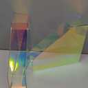 2 Pcs Iridescent Vertical Magazine File Holder Acrylic Magazine Holder Storage Organizer Plastic Clear Acrylic Rack for Office Classroom Home Document Paper Book Collection