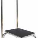 BodyMed Heavy-Duty Foot Step Stool with Handle and Non-Slip Rubber Platform for Seniors & Adults Holds up to 300lbs, 9 in. Step Up, 18L x 11.5W x 34H