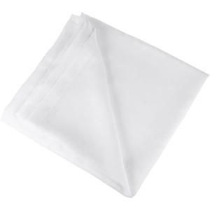 2Pcs White Sheer Voile Window Curtain Panels Elegant Light-Filtering Drapes for Bedroom Living Nursery Wide High Airy Window Decoration