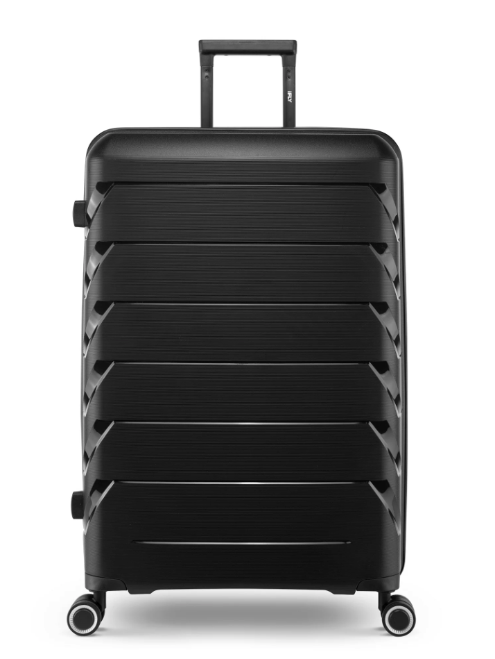 PUR by iFLY Hardside 28" Checked Luggage, Black