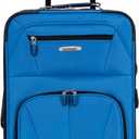 Rockland Pasadena Expandable Spinner Carry-on 19", Blue