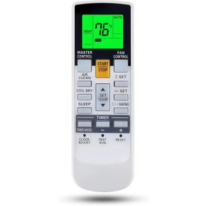 Replacement Remote Control for Fujitsu Air Conditioner AR-RAH2U ASU18RLF ASU18RLXS ASU24RLF ASU24RLXS ASU30RLX ASU30CLX1 ASU36CLX1 AOU36CLX1 AUU12RLF AUU18RLF AUU9RLF