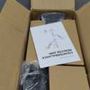 Triple Monitor Mount up to 49 inches, Fully Adjustable Heavy Duty 3 Monitor Arm with Gas Spring, Desk Mount for 3 Screens, C-Clamp & Grommet Base, Holds 44 lbs, Black