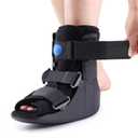 Inflatable Walking Boot, Air Cam Walker Fracture Boot Orthopaedic boot for Sprained Ankle, Short Air Walker Brace for Broken Foot Achilles Tendon Injury Black (X-Large)