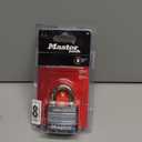 Master Lock 5D Outdoor Padlock with Key, 1 Pack, Silver