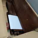 Taitiy Shoe Bench Storage Rubberwood, Entryway Bench with 3-Tiers Height Adjustable, Shoe Rack Front Door Entrance Organizer for Hallway Living Room, Mudrooms, Walnut,39.4"