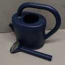1 Gallon Watering Can for Indoor Plants, Garden Watering Cans for Outdoor Plant House Flower, Modern Plant Watering Can Large Long Spout with Sprinkler Head (Blue)