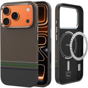 BENKS Prestige ArmorPro Case for iPhone 17 Pro Max with Camera Control Button, [Compatible with Magsafe] Full-Boby Protective Case Made with Dupont Kevlar 1000D Aramid Fiber
