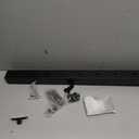 36" Cable Railing Post, Adjustable Top Level Drilled Railing Line Handrail Post, Matte Black Stainless Steel T304 Wire Deck Post for Cable Railing System Kit Indoor Outdoor