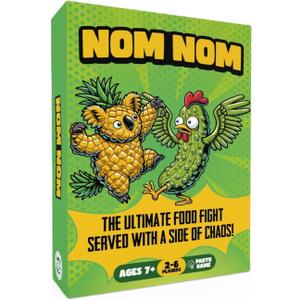 2 x DR DINGUS Nom Nom Card Game - 2-6 Players - Ages 7+ - 15 Minutes to Play - High Stakes Card Game - Party Game, Family Game Night, Kid and Adult