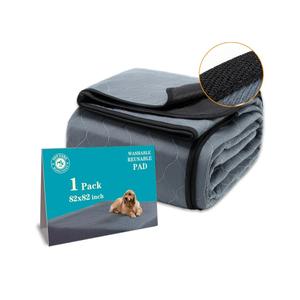 Washable Pee Pads for Dogs 82" x 82", 1 Pack, Large Reusable Puppy Pads, Dog Training Pads with Quick Dry, Large Anti-Slip Whelping Pad for Pet, Playpen, Incontinence, Housebreaking